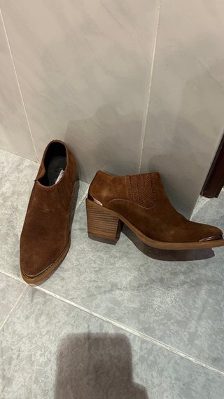 Botines de Ante Marrones Talla 37