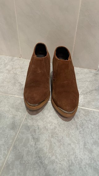 Botines de Ante Marrones Talla 37
