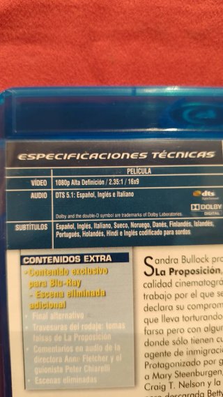 Blu-ray La Proposizione