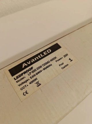 Luminaria LED AvantLed 20W 4000K