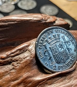 Moneda de Plata 2 pesetas