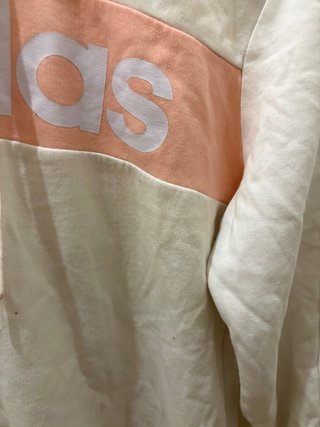 Sudadera Adidas Blanca y Rosa