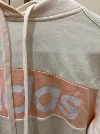 Sudadera Adidas Blanca y Rosa