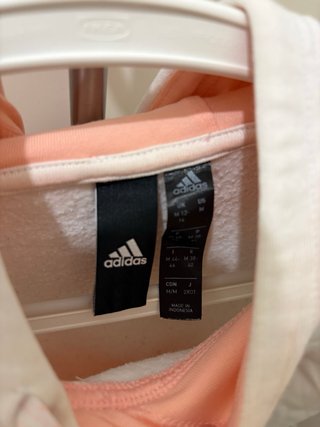 Sudadera Adidas Blanca y Rosa