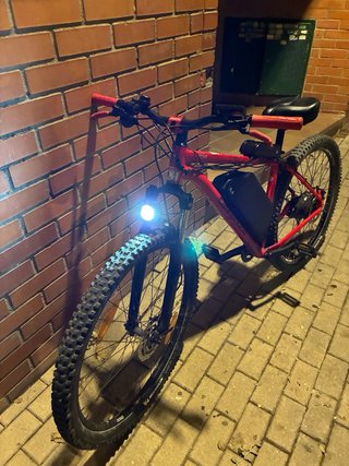Bicicleta Eléctrica Cannondale Roja