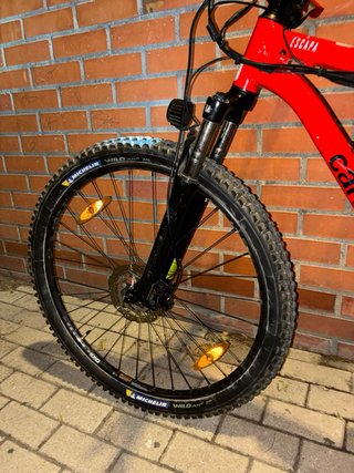 Bicicleta Eléctrica Cannondale Roja