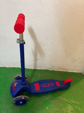 Patinete 3 Ruedas Azul y Rojo