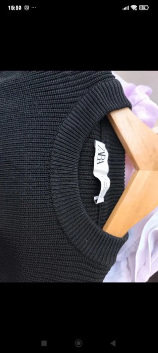 Jersey Negro Zara