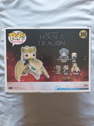 Funko Pop Rides Queen Rhaenyra with Syrax 305