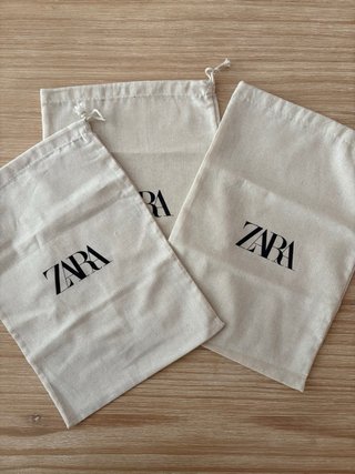 3 Bolsas de Tela Zara