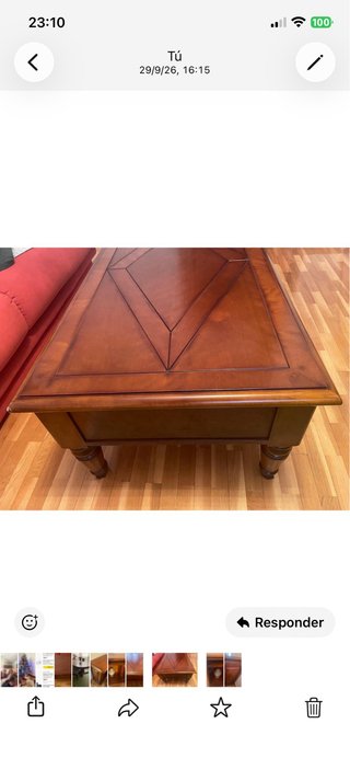 Conjunto de Salón y Comedor de Madera