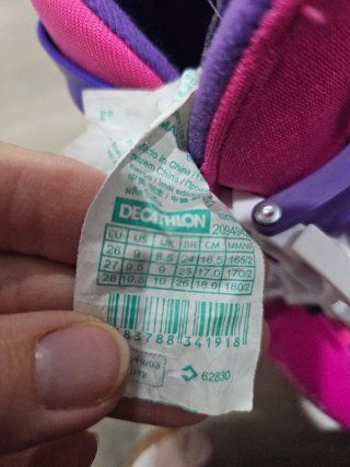 Patines Oxelo Talla 26-28 Rosa/Morado