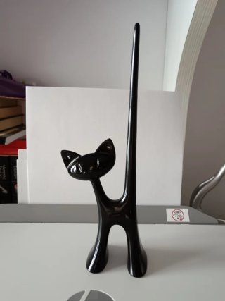 Soporte para Anillos Gato Negro