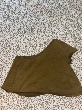 Camiseta Asimétrica Efecto Lavado