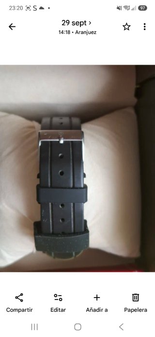 Reloj Victorinox Swiss Army Plata y Azul