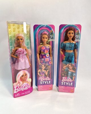 Lote 3 Barbie Fashionistas/Style 2026 Nuevas
