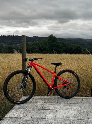 Bicicleta de Montaña Roja