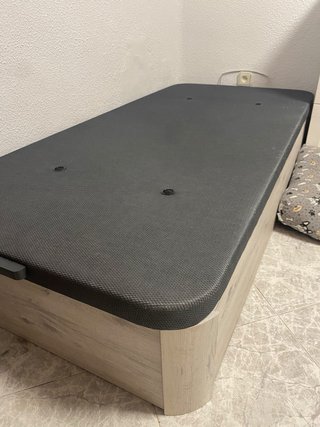 Canapé abatible madera y tela