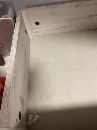 Canapé abatible madera y tela