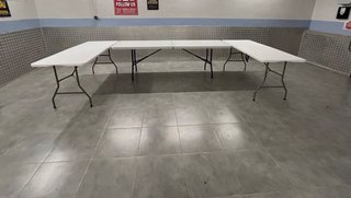 Noleggio Tavoli Pieghevoli Bianchi 180x70 nuovi