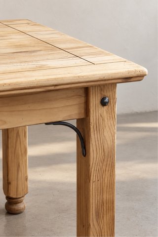 Mesa de madera de pino americano
