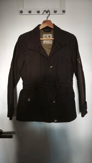 Chaqueta Talla S gris estilo Militar