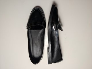 Mocasines Bershka negros talla 38