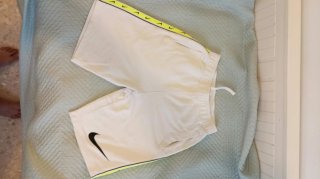 Pantalón corto Nike blanco