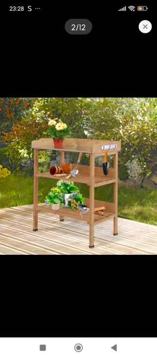 Tavolo da giardino in legno