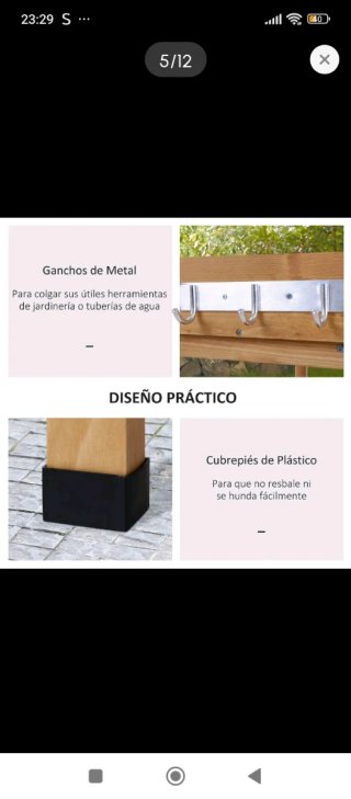 Tavolo da giardino in legno