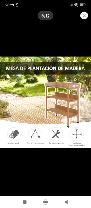 Tavolo da giardino in legno