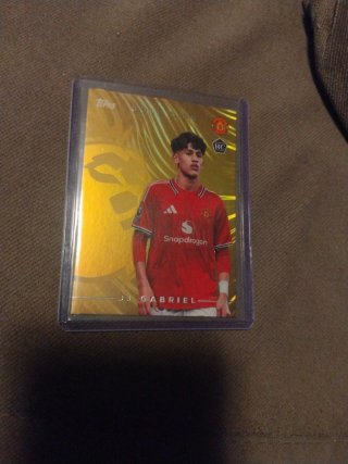 Cromo JJ Gabriel RC Manchester United Topps