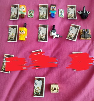 Figuras Minecraft Kinder
