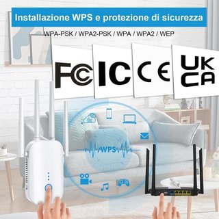 Repetidor WiFi Doble Banda 1200 Mbps · NUEVO