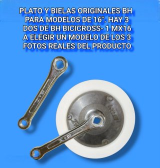 Plato y Bielas BH para Bicicleta 16"