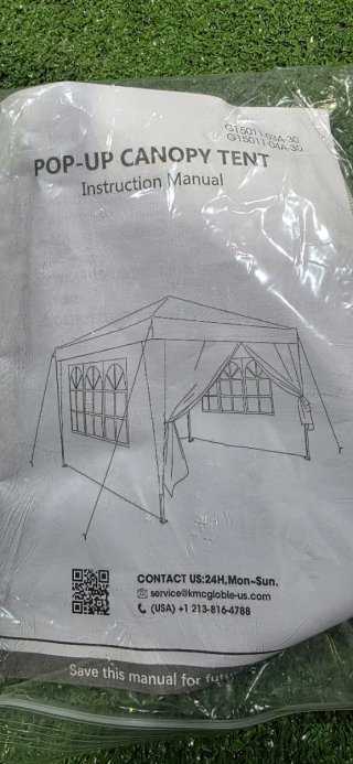 Cenador plegable beige 3x3m