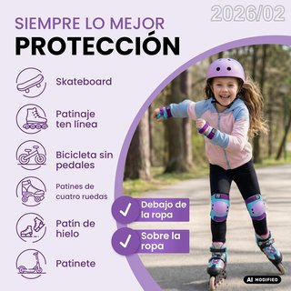 99FLIPS Protecciones Patines Talla S/M Niños 7-12a