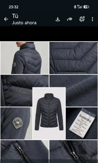 Cazadora Superdry Azul Talla S