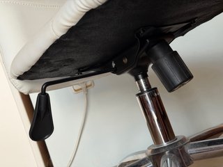 Silla de Oficina Blanca Regulable