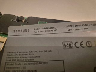 Despiece TV Samsung UE49K6300AK