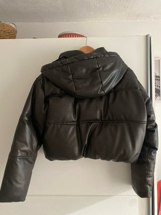 Chaqueta acolchada negra Zara
