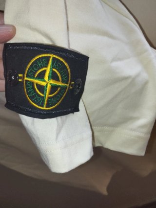 Camiseta Stone Island Amarilla