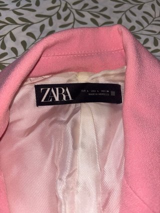 Americana Zara Rosa con Botones