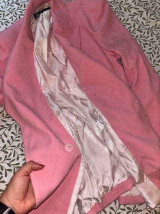 Americana Zara Rosa con Botones