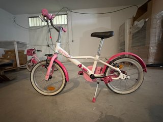 Bicicleta infantil rosa
