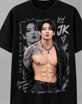 Camiseta Negra Jungkook (BTS)