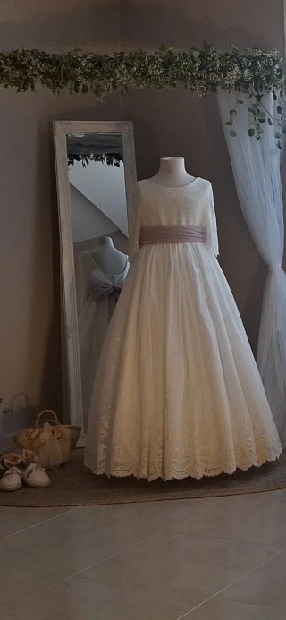 Vestido de Comunión Menninas 1974 talla 10/12 años