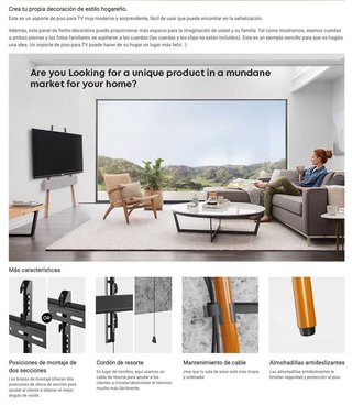 Soporte Televisión Pantallas 32-70´´· A ESTRENAR