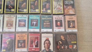 Lote de 23 cassettes di musica classica