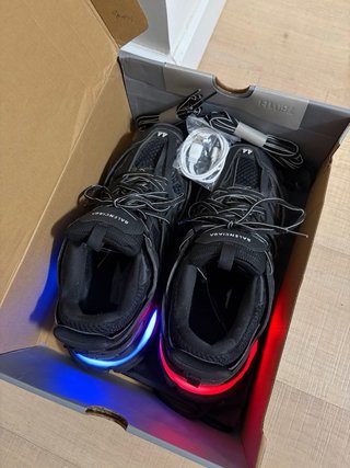 Zapatillas Balenciaga Track LED Negras Talla 44